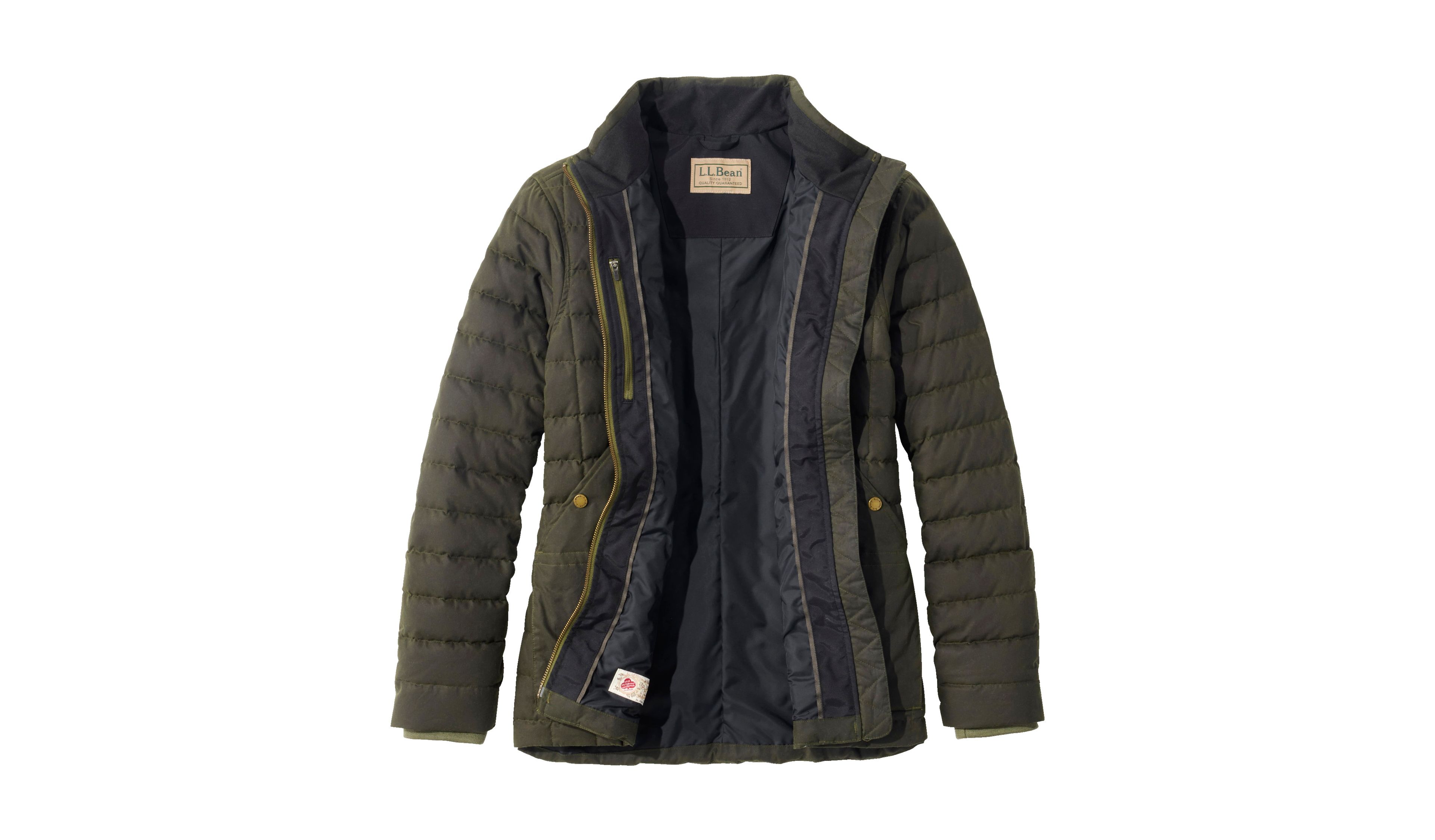 Women's L.L.Bean Upcountry Waxed Cotton Down Sweater