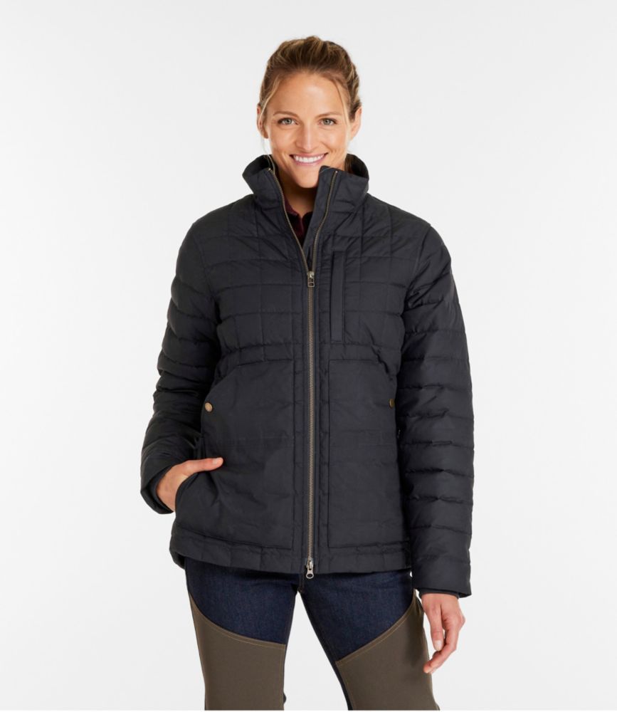 Women's L.L.Bean Upcountry Waxed Cotton Down Sweater