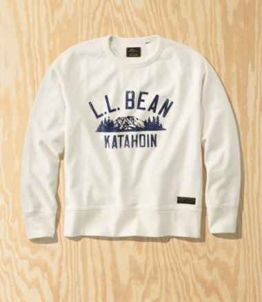 Adults' L.L.Bean x Todd Snyder Organic French Terry Sweatshirt, Crewneck, Graphic