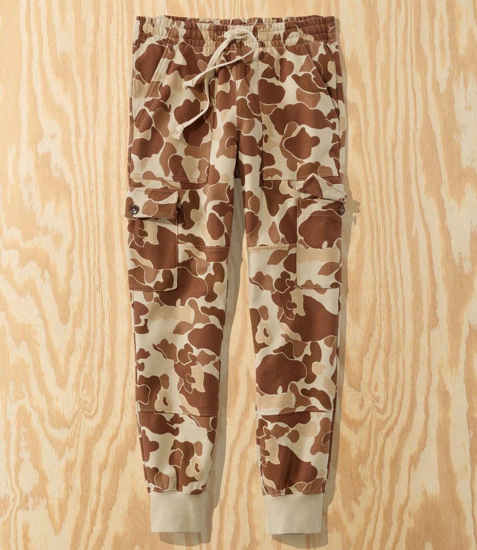 Adults' L.L.Bean x Todd Snyder Organic French Terry Camp Cargo Sweatpants,  Pattern at L.L. Bean