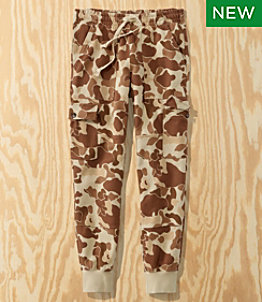 Adults' L.L.Bean x Todd Snyder Organic French Terry Camp Cargo Sweatpants, Pattern