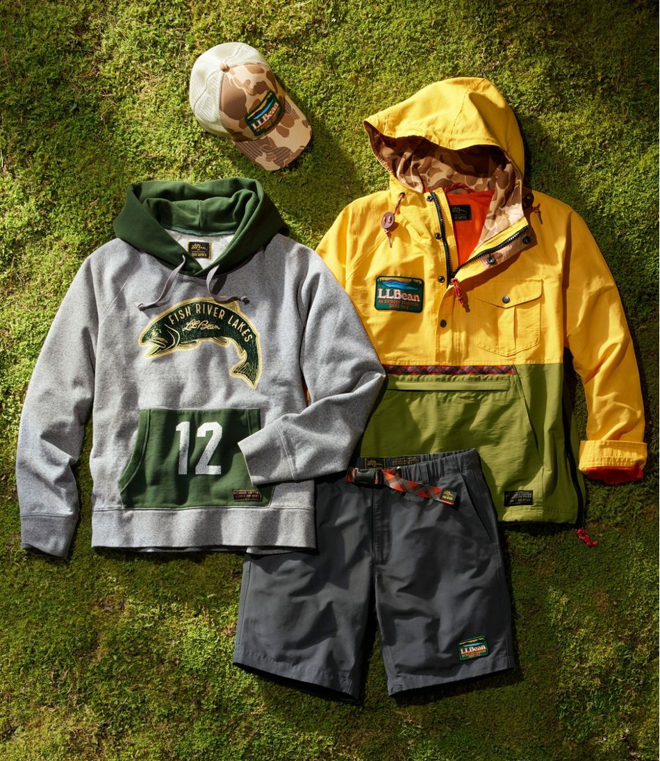 Adults' L.L.Bean x Todd Snyder Packable Anorak with Recycled Nylon, Colorblock