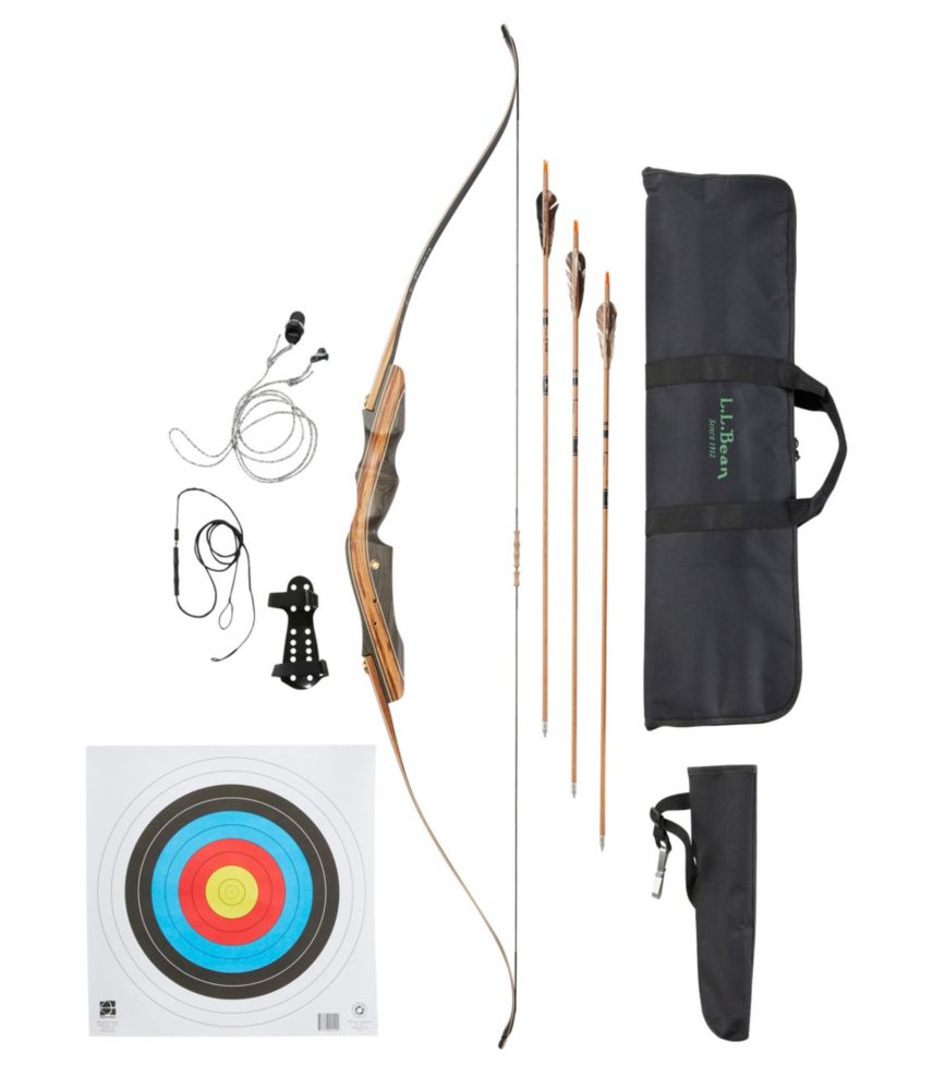 L.L.Bean Deluxe Family Archery Set, Natural Wood, small image number 1