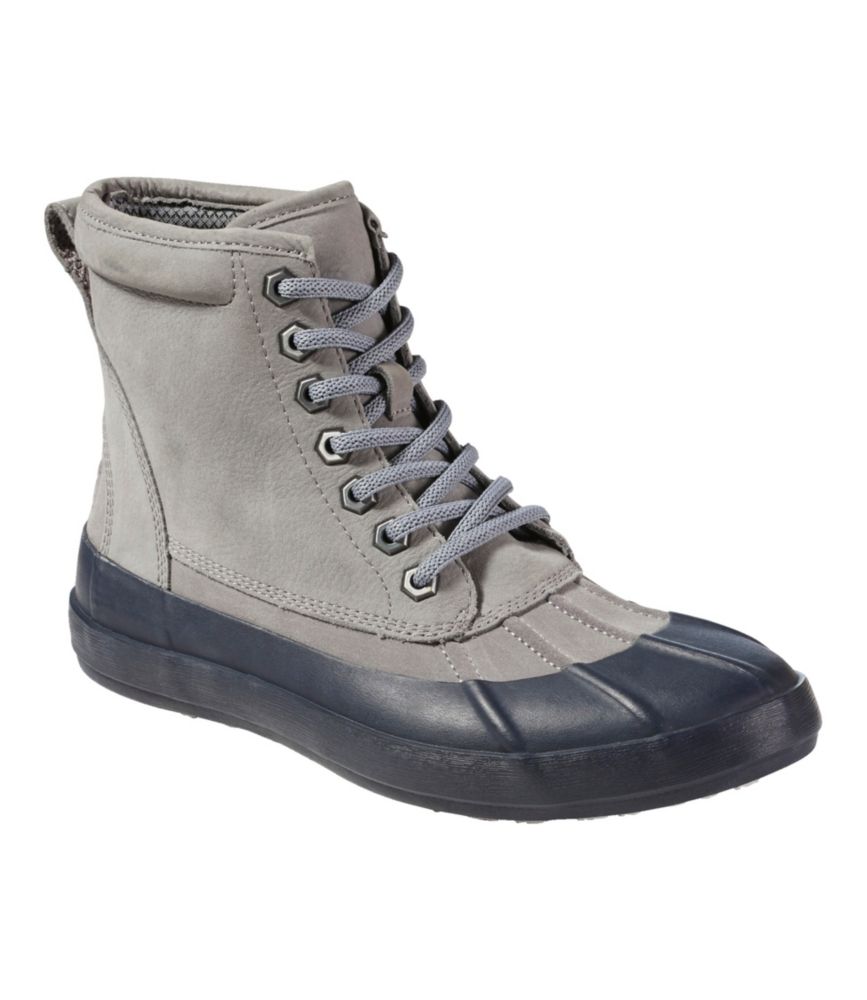duck boots gray