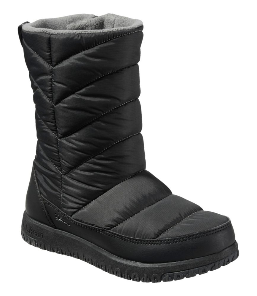 Women's Ultralight Quilted Insulated Boots, Tall Side-Zip, Thyme/Forest Shade, small image number 6