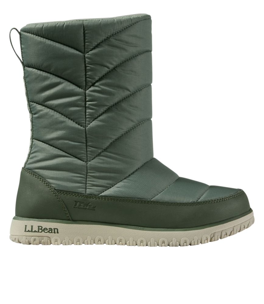 Women's Ultralight Quilted Insulated Boots, Tall Side-Zip