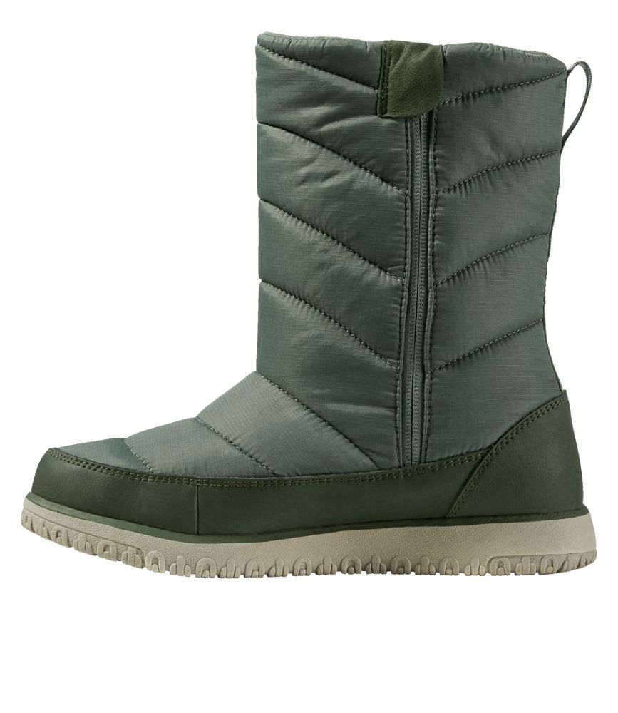 Women's Ultralight Quilted Insulated Boots, Tall Side-Zip