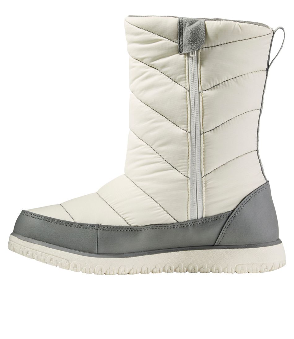 Women's Ultralight Quilted Insulated Boots, Tall Side-Zip
