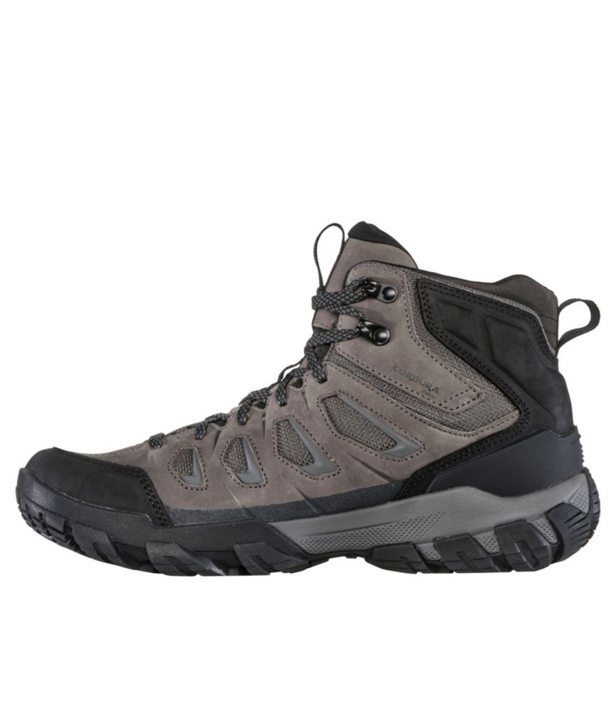 Men's Oboz Sawtooth X B-DRY Hikers, Mid, Charcoal, small image number 2
