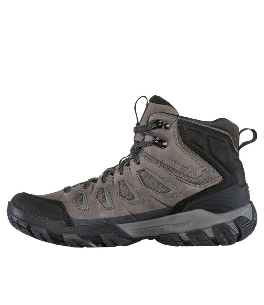 Men's Oboz Sawtooth X B-DRY Hikers, Mid, Charcoal, small image number 2