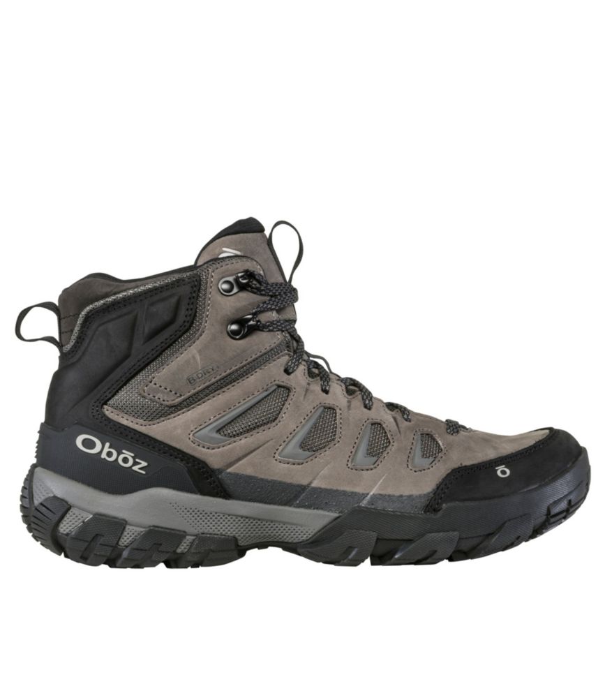 Men's Oboz Sawtooth X B-DRY Hikers, Mid, Charcoal, small image number 1