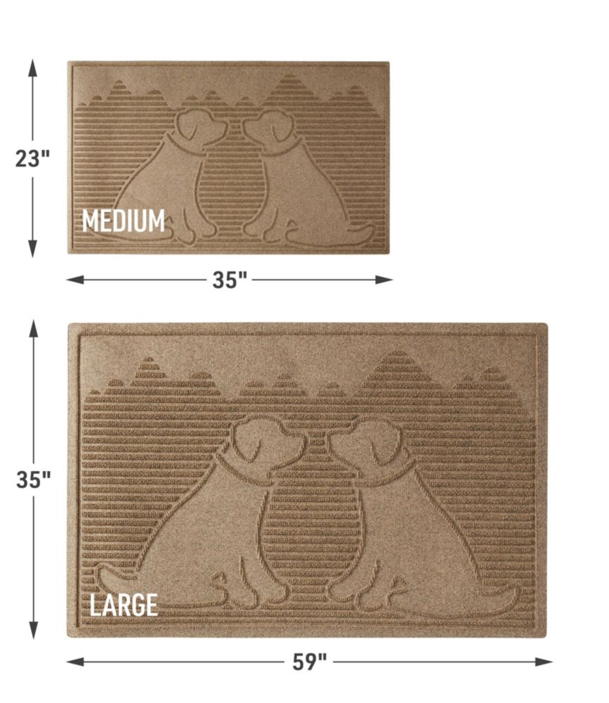 Everyspace Recycled Waterhog Doormat, Dogs Waterhog Mats at L.L.Bean