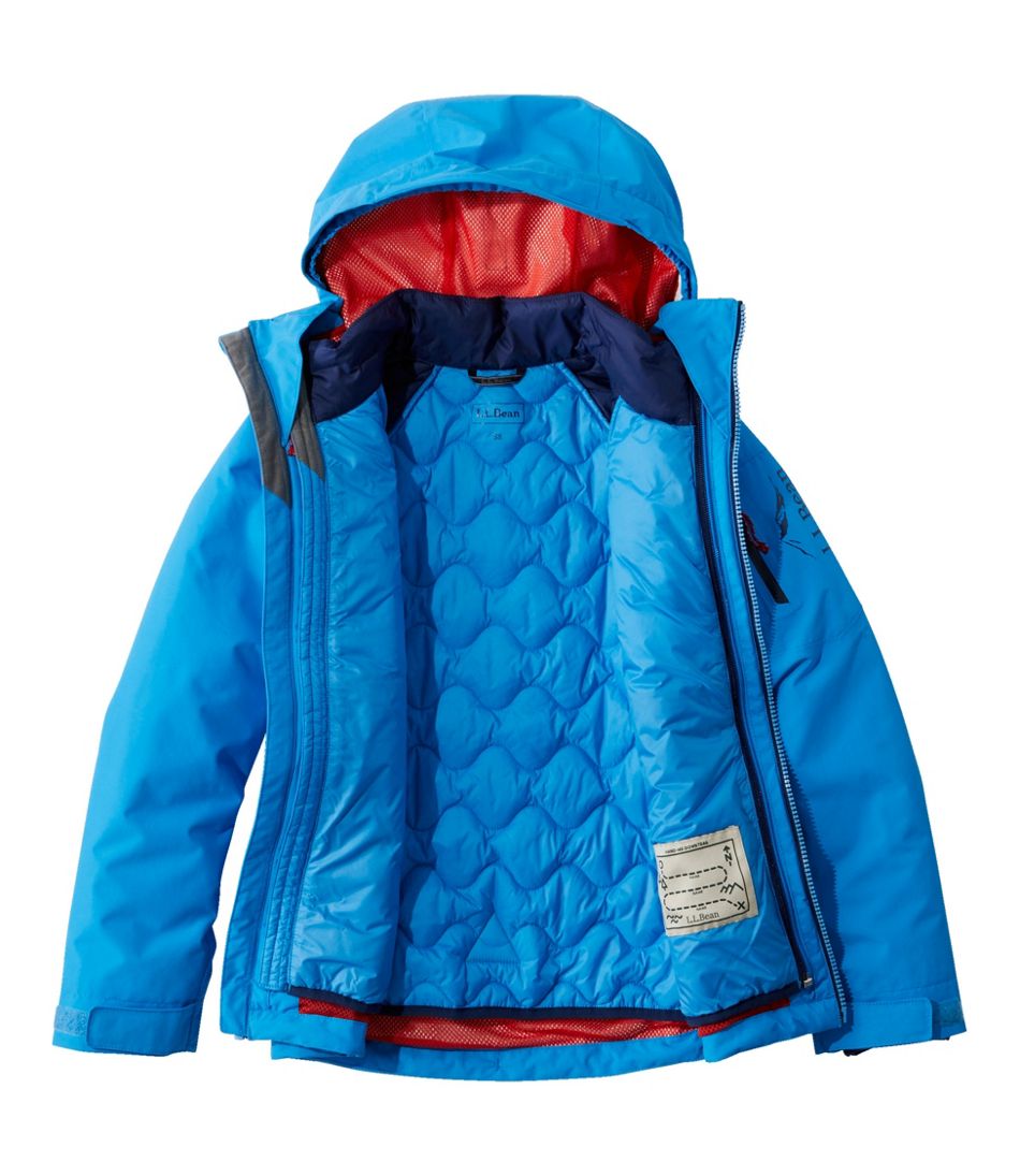 Kids' Pathfinder Waterproof 3-in-1 Jacket Bold Aqua L 6X/7, Synthetic/Nylon | L.L.Bean