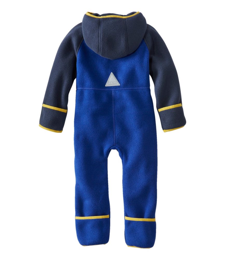 Infants' Retro Mountain Classic Fleece Bunting, Colorblock, Indigo Ink/Carbon Navy, small image number 2