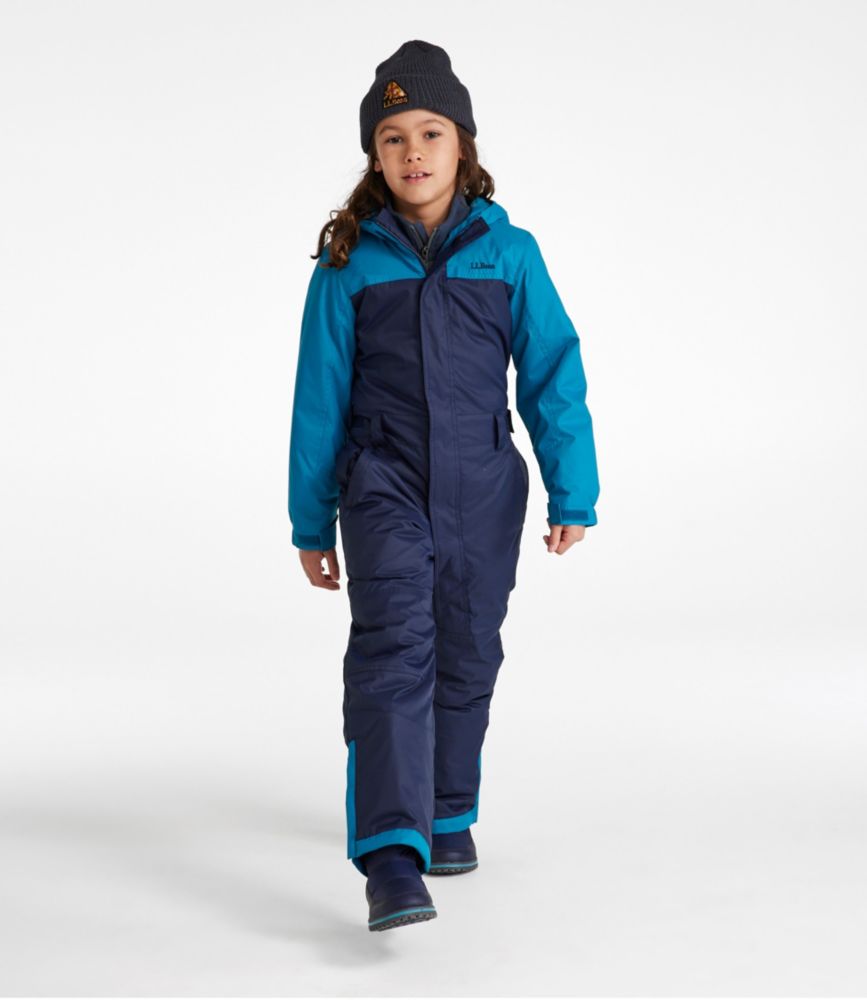 Kids' Cold Buster Snowsuit, Teal Shadow/Deepest Blue, small image number 2