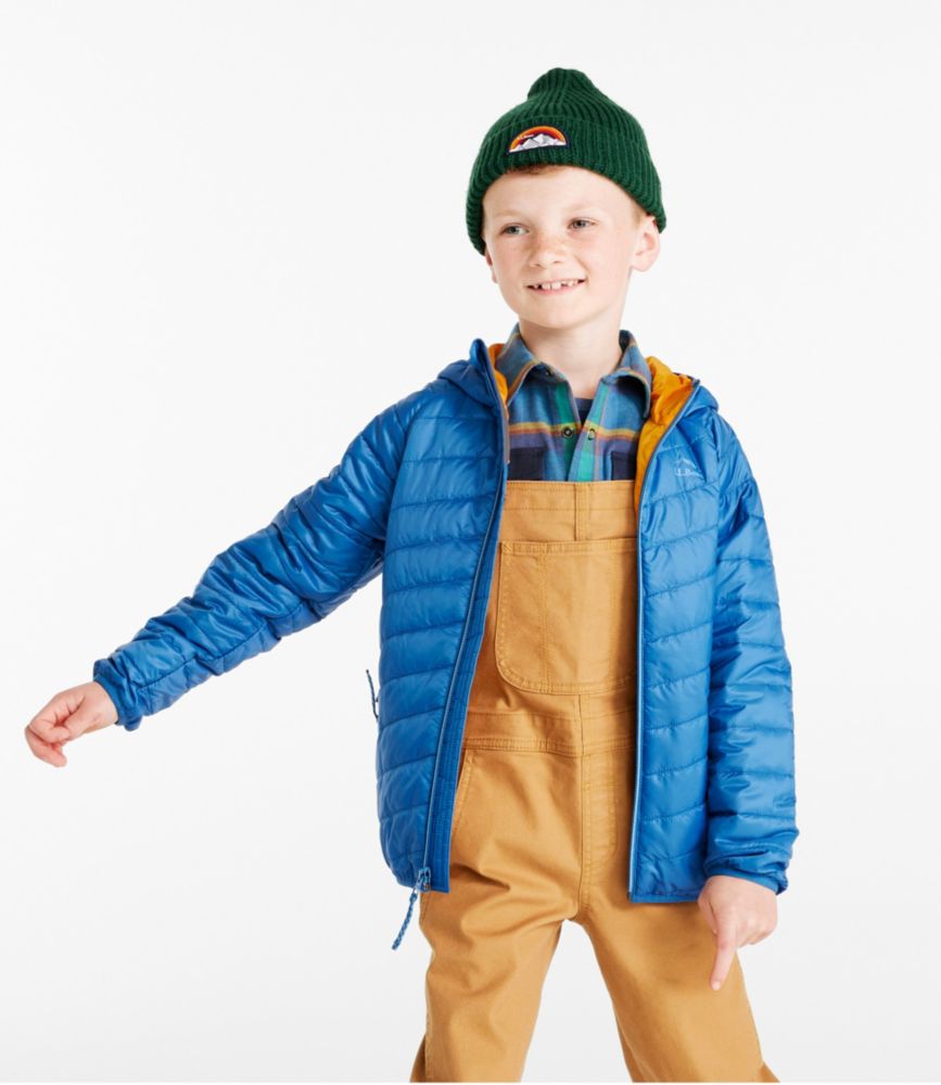 Kids' PrimaLoft Packaway Hooded Jacket, Soft Juniper, small image number 3