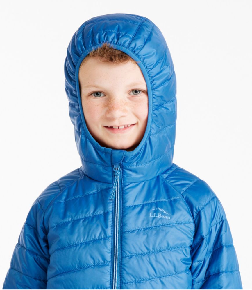 Kids' PrimaLoft Packaway Hooded Jacket, Soft Juniper, small image number 5