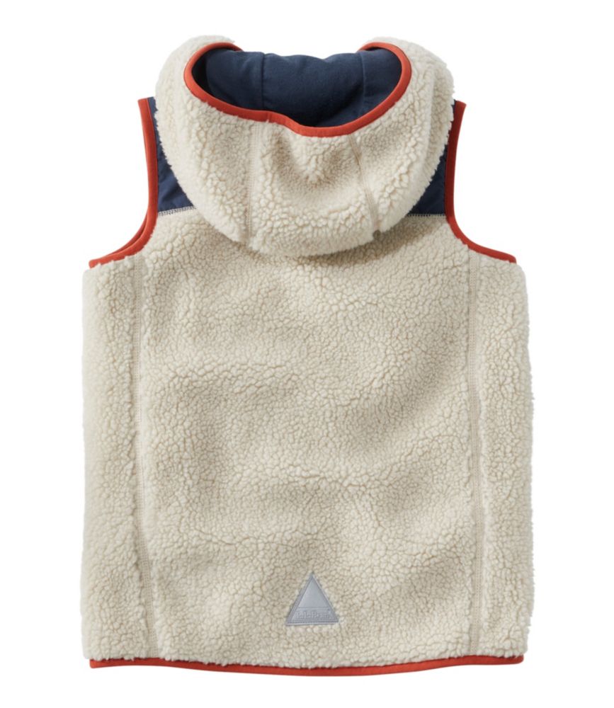 Kids' Sherpa Fleece Hooded Vest Kids' at L.L.Bean