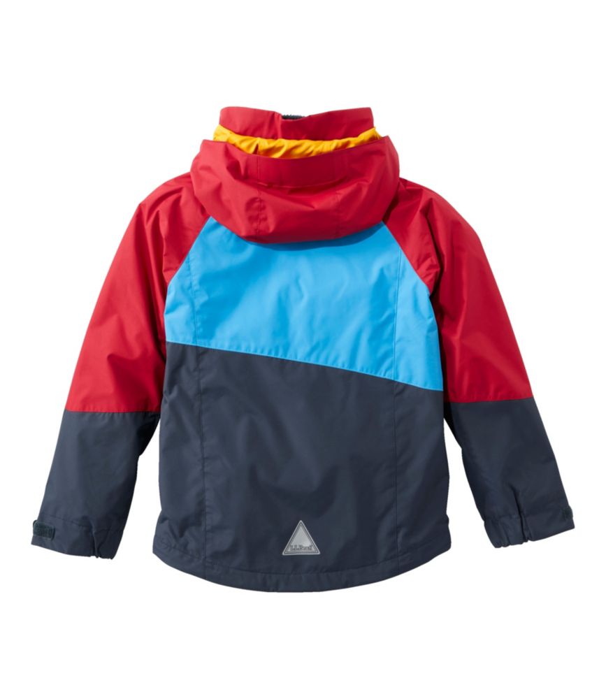 Kids' Fleece-Lined 3-in-1 Jacket, Coral Flame/Shore, small image number 6