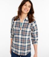 Women's L.L.Bean Heritage Washed Twill Shirt, Long-Sleeve Plaid