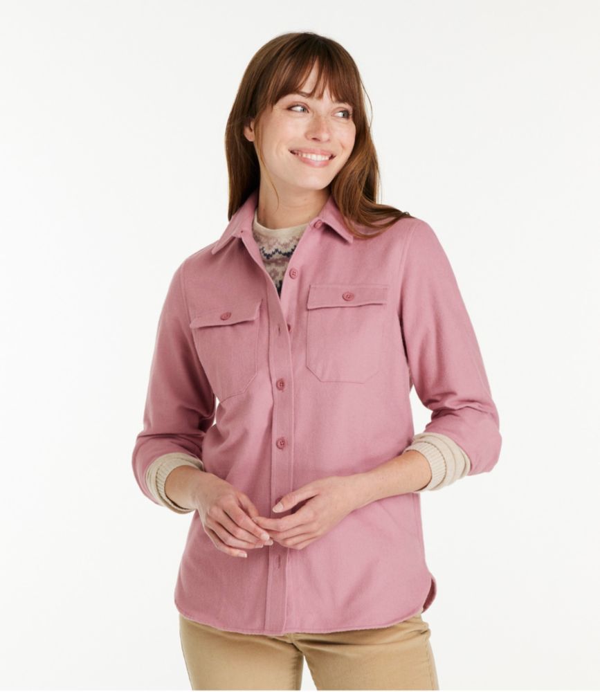 Women's Heritage Chamois Shirt, Washed Orchid, small image number 2