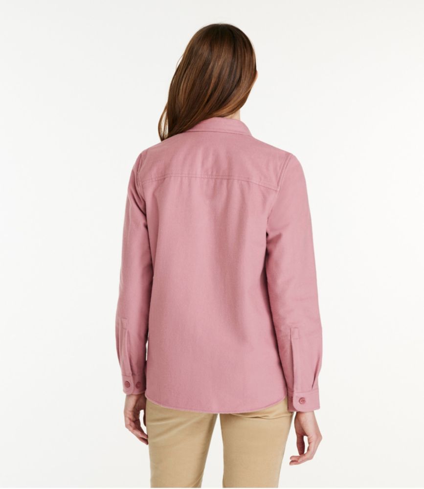 Women's Heritage Chamois Shirt, Washed Orchid, small image number 3