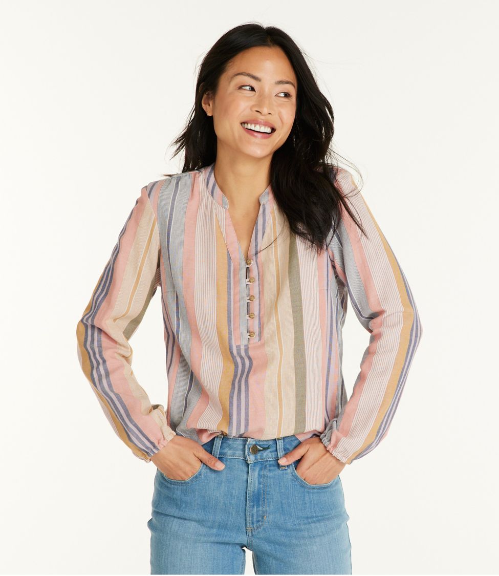 Women's Soft Textured Gauzy Shirt at L.L. Bean