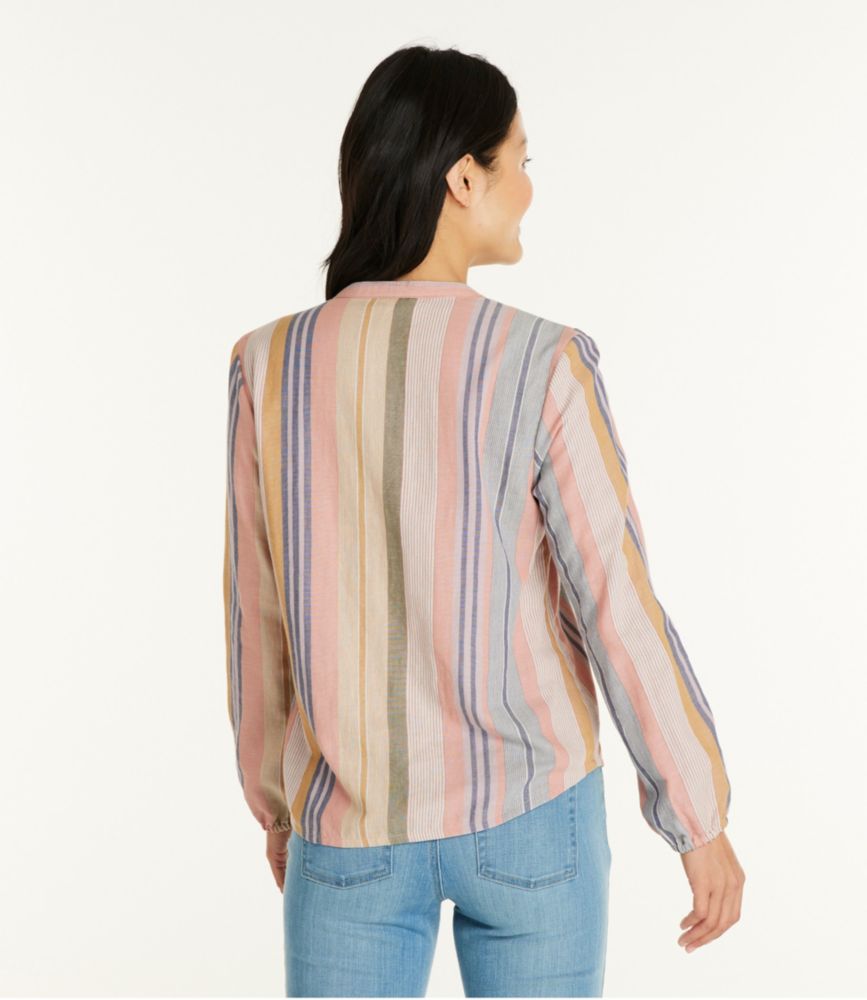 Women's Soft Textured Gauzy Shirt, , small image number 4