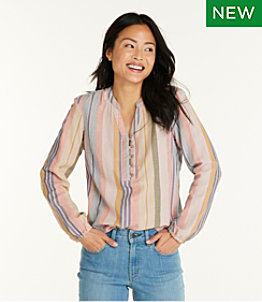 Women's Soft Textured Gauzy Shirt