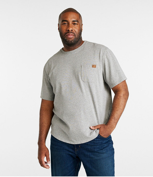BeanBuilt Cotton T-Shirt with Pocket Short Sleeve, , large image number 3