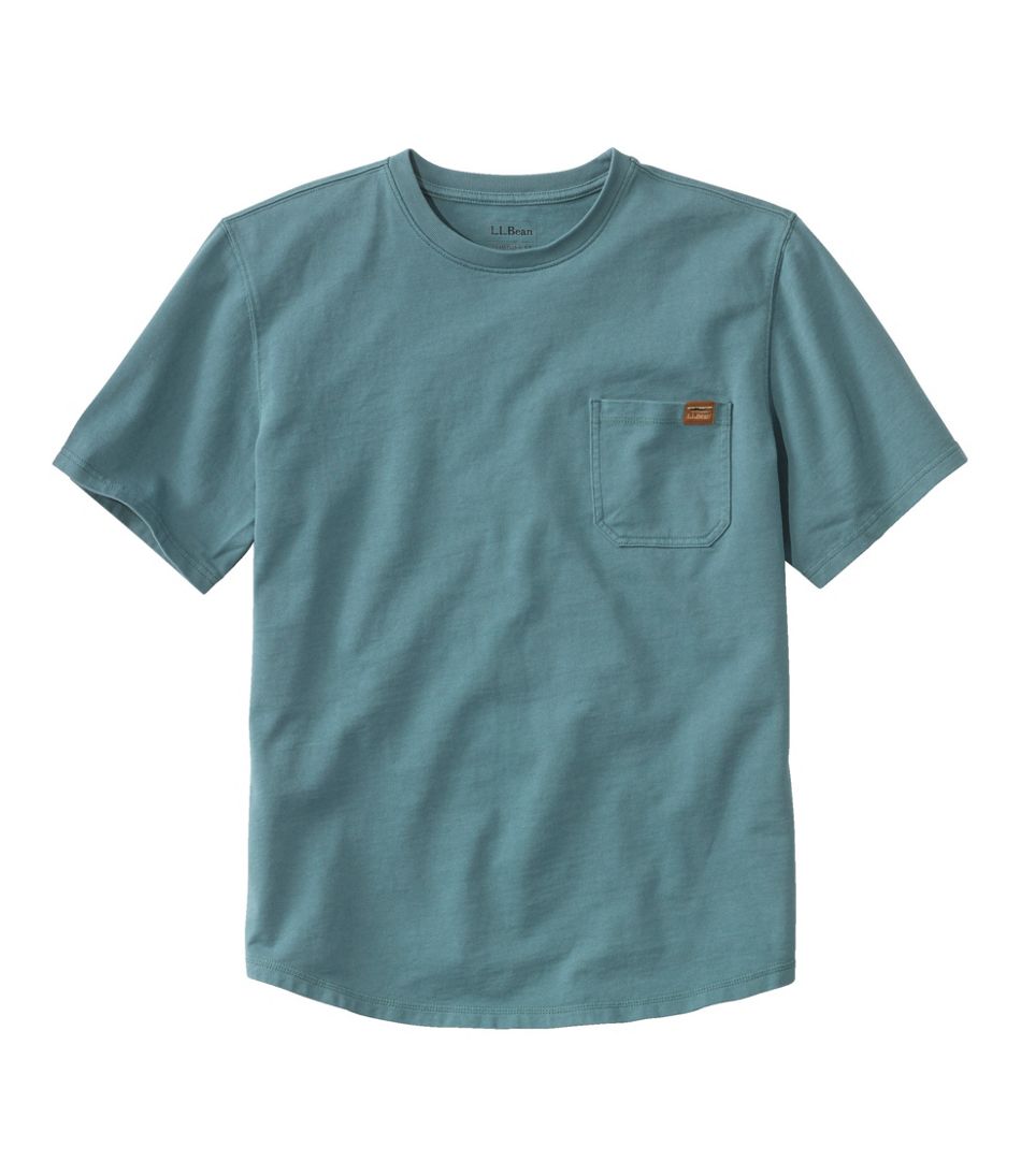 Men's BeanBuilt Cotton Tees, Pocket, Short-Sleeve | Shirts at L.L.Bean