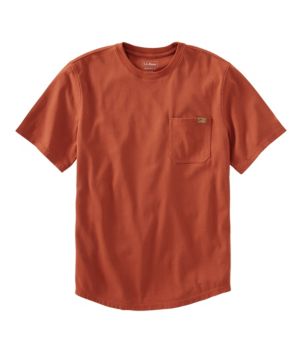 Men's BeanBuilt Cotton Tees, Pocket, Short-Sleeve