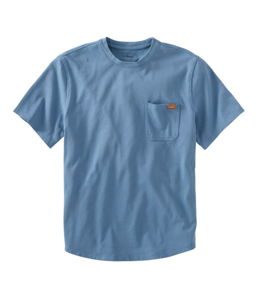 新品未使用 everyone pocket tee shirt ポケット L Men's BeanBuilt Cotton T-Shirt with Pocket Short Sleeve