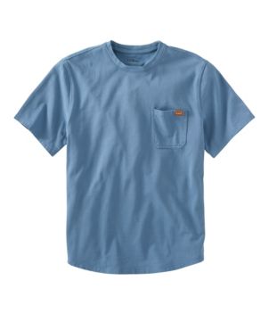 Men's BeanBuilt Cotton Tees, Pocket, Short-Sleeve