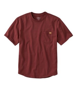 Men's BeanBuilt Cotton Tees, Pocket, Short-Sleeve