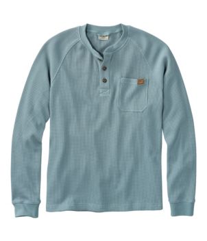 Men's BeanBuilt Waffle Henley, Traditional Untucked Fit