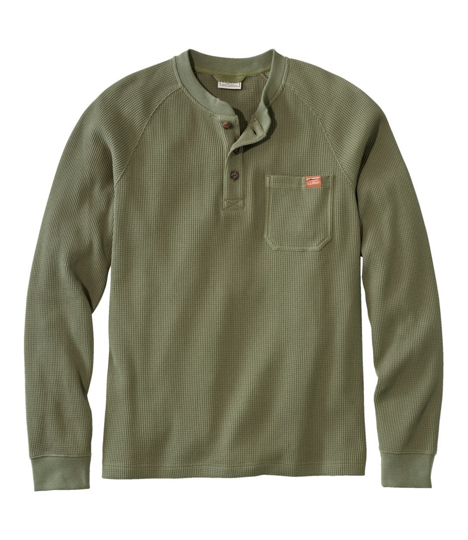 Waffle Henley Neck Long-Sleeve T-Shirt (2022 Edition)