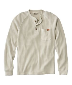 Men's BeanBuilt Waffle Henley, Traditional Untucked Fit