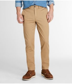 Men's Lakewashed Stretch Khakis, Slim Fit, Straight Leg