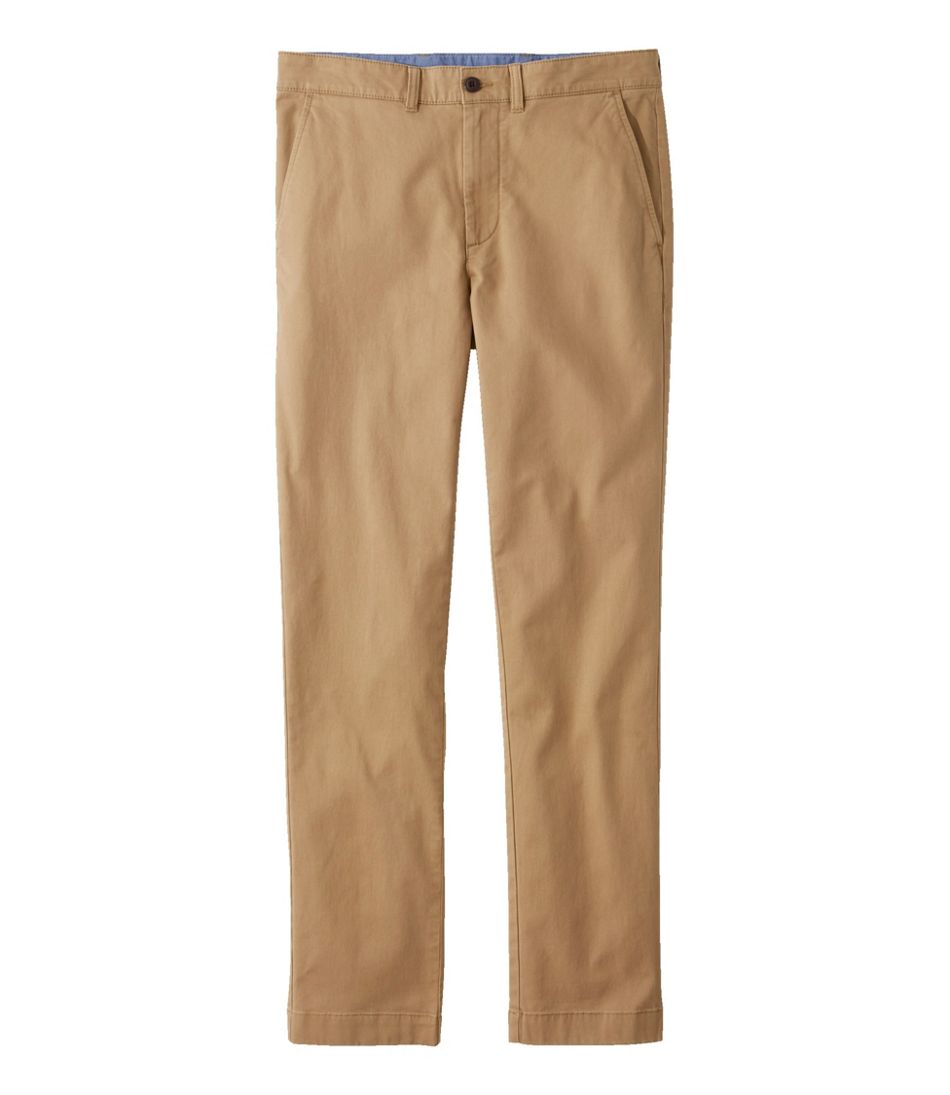 Men's Lakewashed Stretch Khakis, Standard Fit Slim Straight | Pants at ...