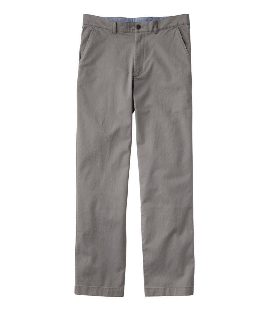 Men's Lakewashed® Stretch Khakis, Slim Fit, Straight Leg, Federal Gray, small image number 1