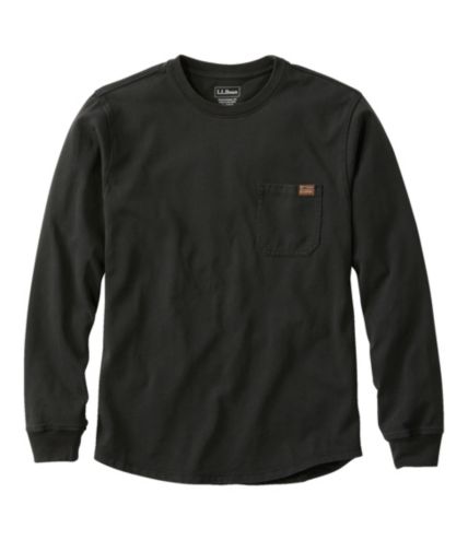 Men's BeanBuilt Cotton Tees, Pocket, Long-Sleeve | T-Shirts at L.L.Bean