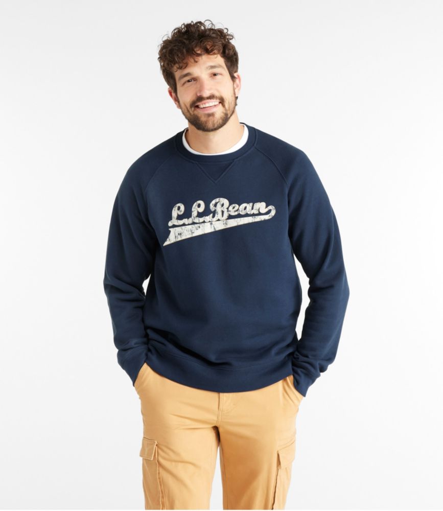 Men's L.L.Bean 1912 Sweatshirt, Raglan Crewneck, Logo, , small image number 2