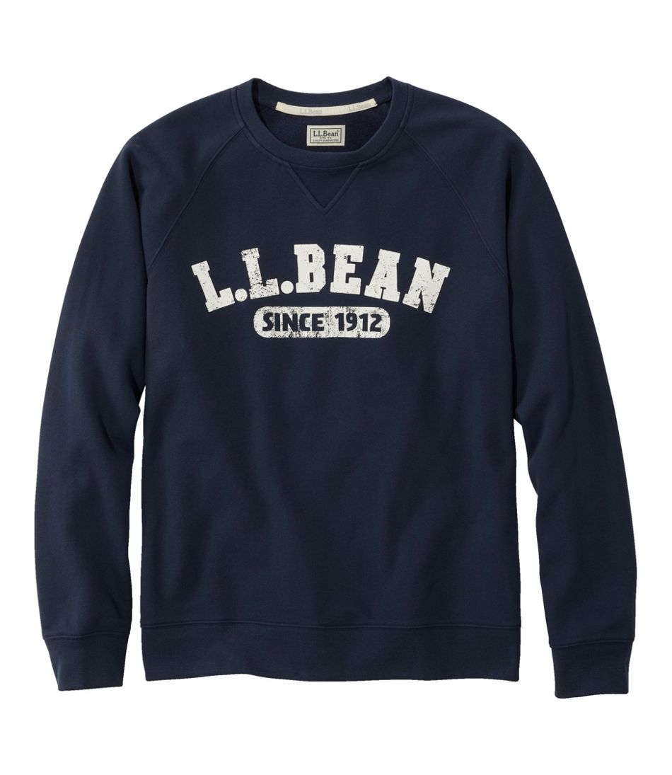 Men's L.L.Bean 1912 Sweatshirt, Raglan Crewneck, Logo | Sweatshirts ...