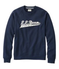 L.L.Bean®1912 Soft & Cozy Crew Neck Long Sleeve Logo Detail Sweat