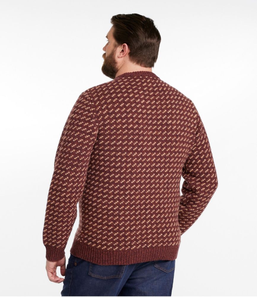 Men's Bean's Classic Ragg Wool Sweater, Crewneck, Birdseye ...