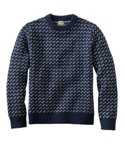 Men's Bean's Classic Ragg Wool Sweater, Crewneck, Birdseye | Sweaters ...