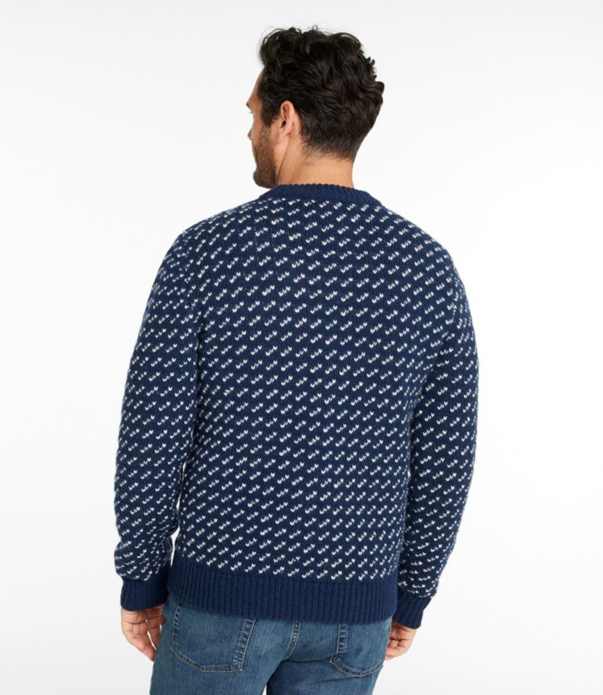 Men's Bean's Classic Ragg Wool Sweater, Crewneck, Bird's-Eye
