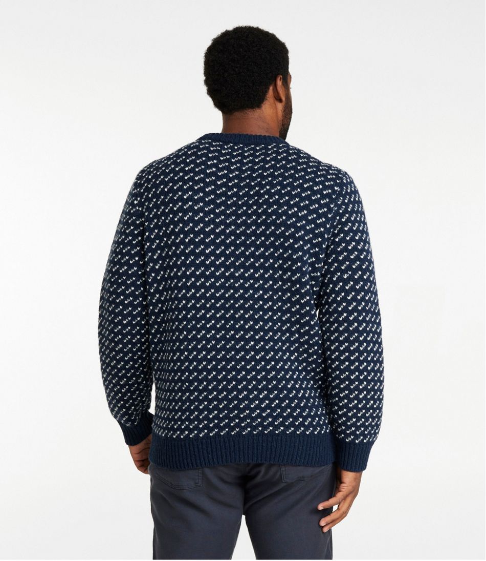 Men's Bean's Classic Ragg Wool Sweater, Crewneck, Birdseye | Sweaters ...