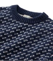 Men's Bean's Classic Ragg Wool Sweater, Crewneck, Bird's-Eye Men's Bean's Classic Ragg Wool Sweater, Crewneck, Bird's-Eye